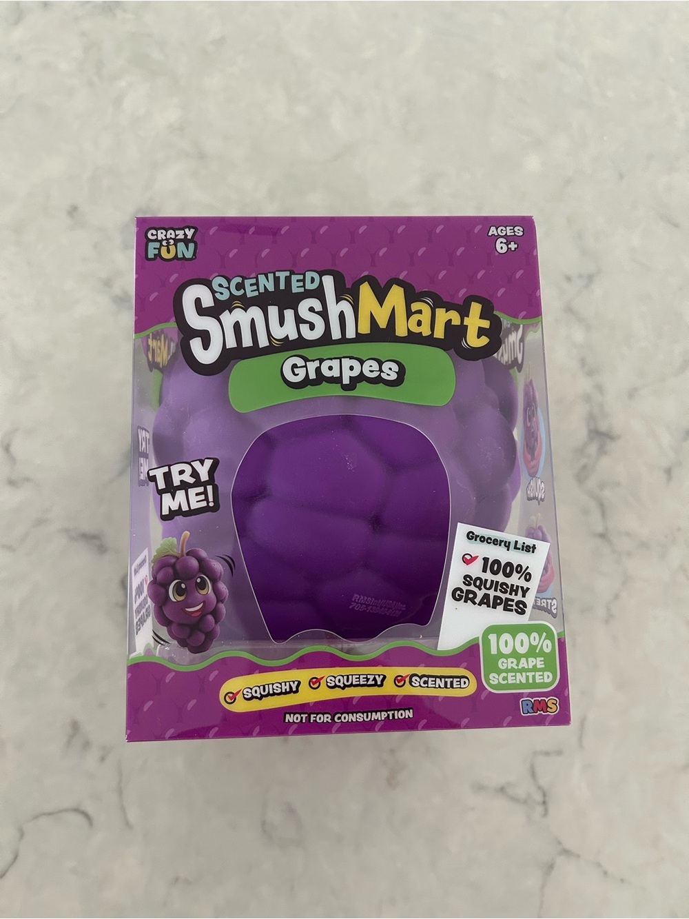 SmushMart Scented Grape Squishy Toy - Purple